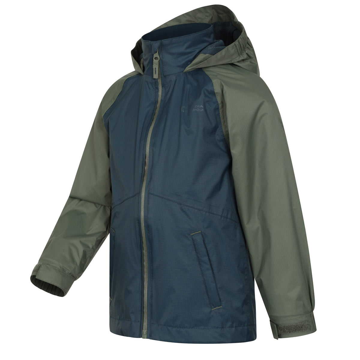 Dark Khaki - Lifestyle - Mountain Warehouse Childrens-Kids Torrent II Waterproof Jacket