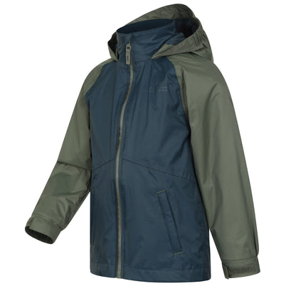 Dark Khaki - Lifestyle - Mountain Warehouse Childrens-Kids Torrent II Waterproof Jacket