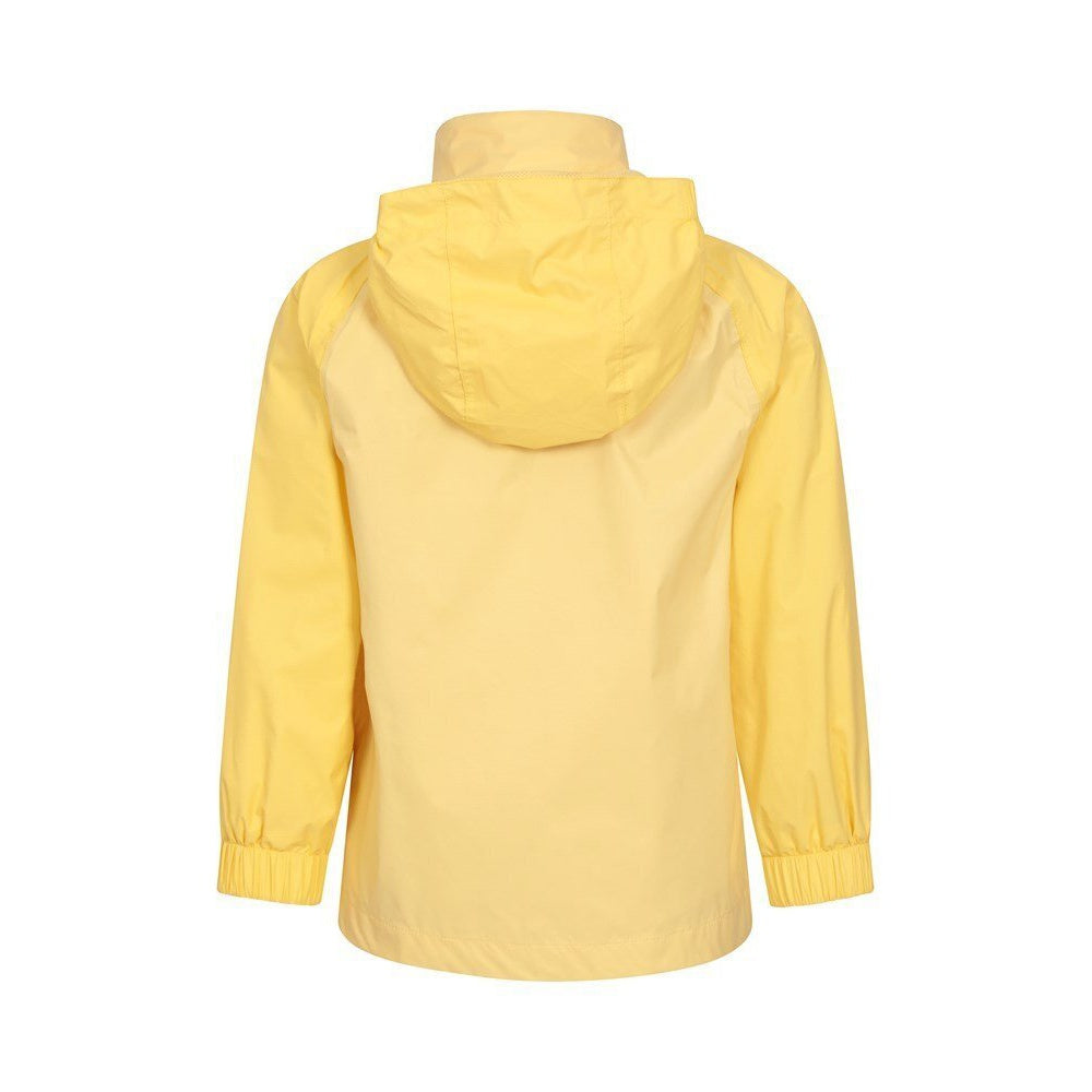 Pale Yellow - Back - Mountain Warehouse Childrens-Kids Torrent II Waterproof Jacket