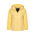 Pale Yellow - Pack Shot - Mountain Warehouse Childrens-Kids Torrent II Waterproof Jacket