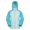 Pale Blue - Front - Mountain Warehouse Childrens-Kids Torrent II Waterproof Jacket