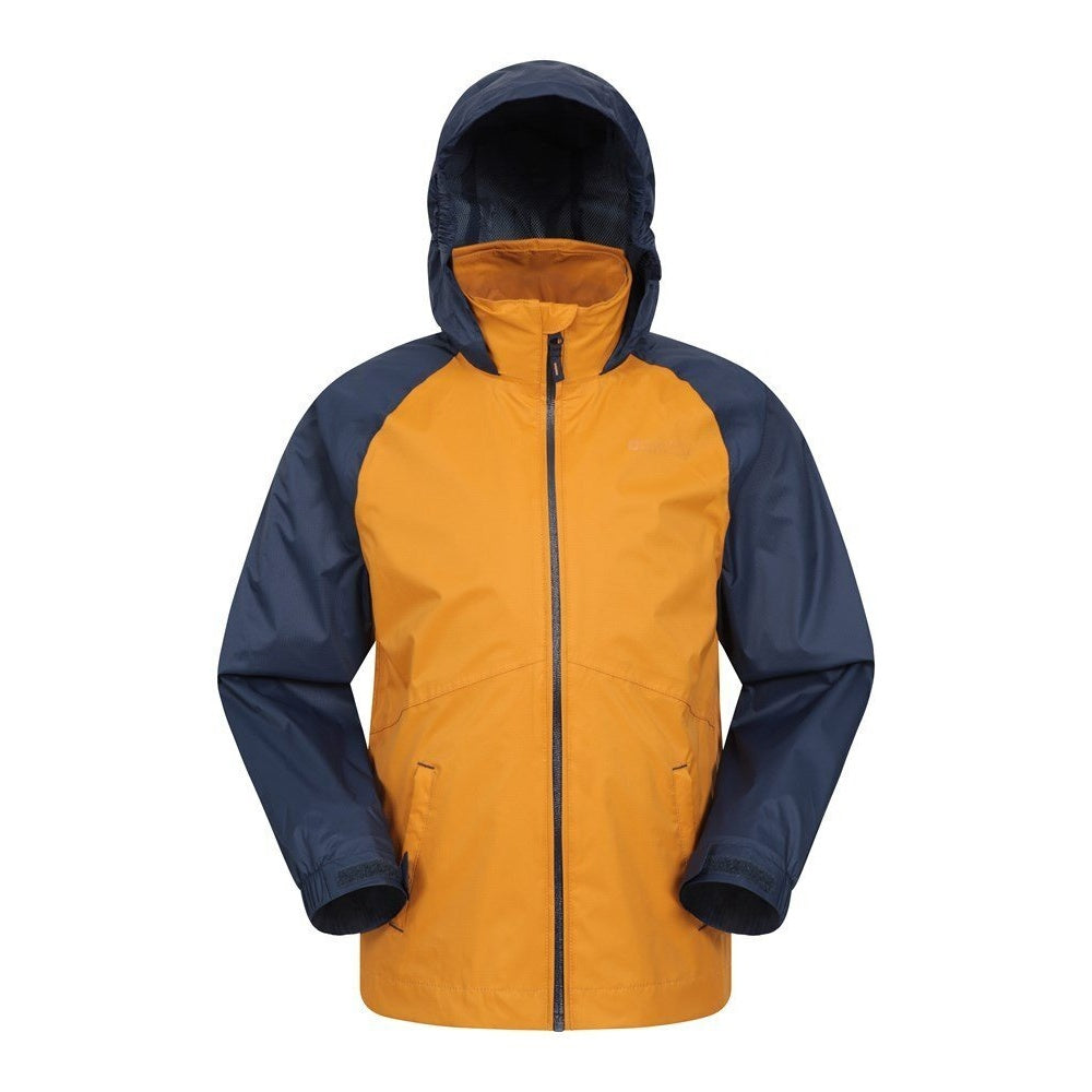 Yellow - Front - Mountain Warehouse Childrens-Kids Torrent II Waterproof Jacket