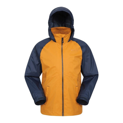 Yellow - Front - Mountain Warehouse Childrens-Kids Torrent II Waterproof Jacket