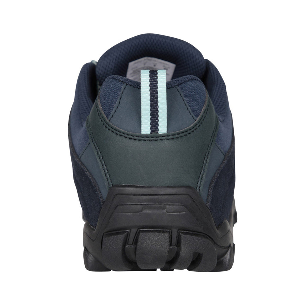 Dark Blue - Back - Mountain Warehouse Womens-Ladies Belfour Suede Waterproof Walking Shoes
