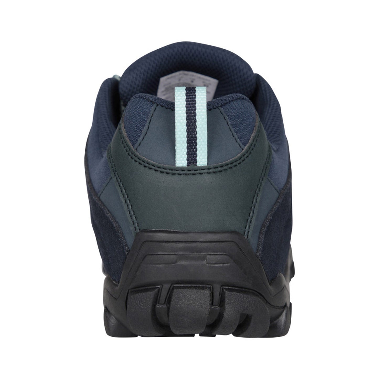 Dark Blue - Back - Mountain Warehouse Womens-Ladies Belfour Suede Waterproof Walking Shoes