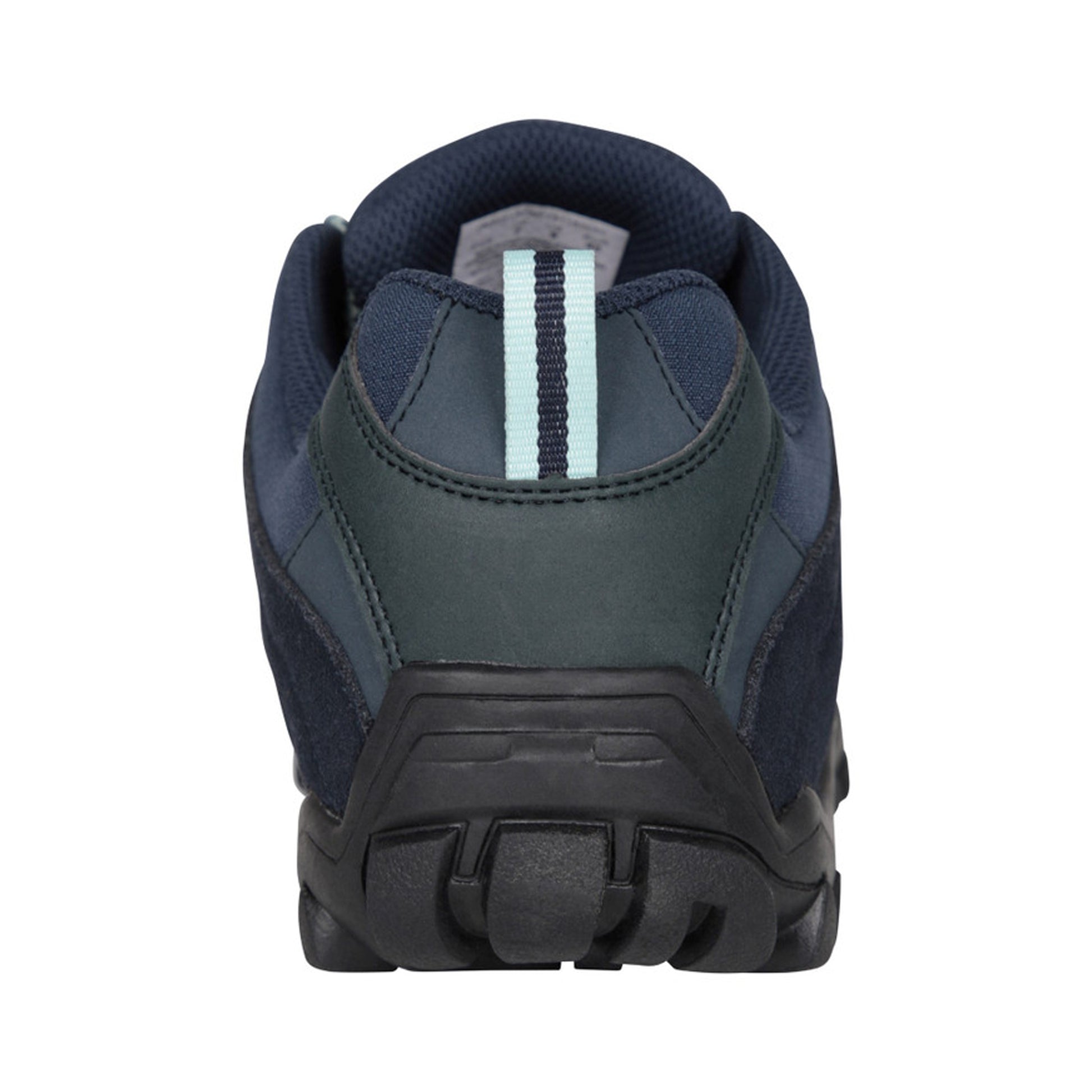 Dark Blue - Back - Mountain Warehouse Womens-Ladies Belfour Suede Waterproof Walking Shoes