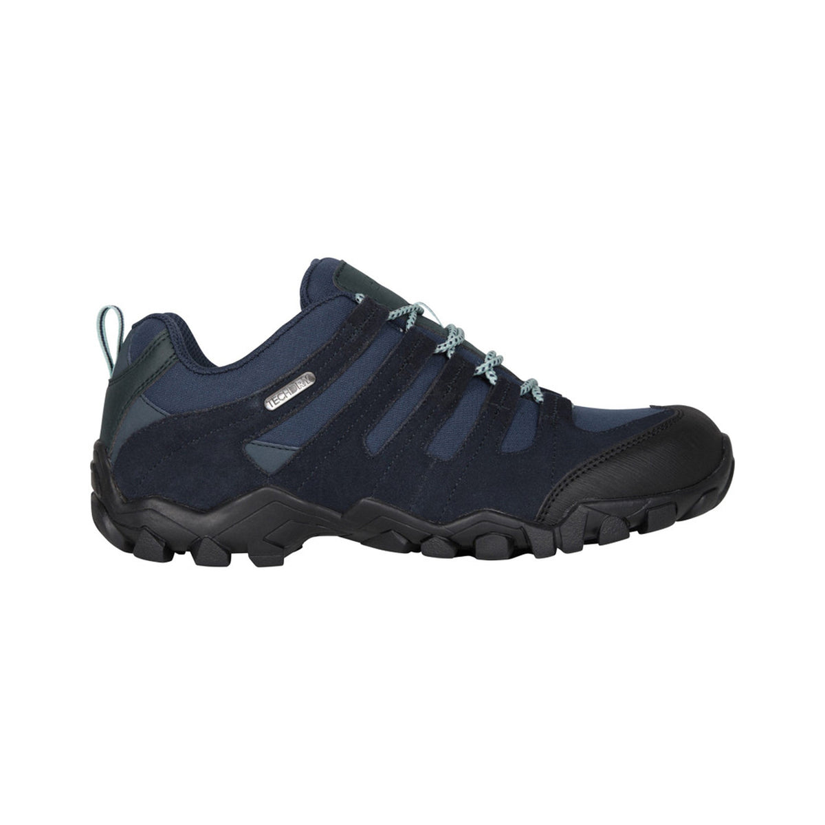 Dark Blue - Side - Mountain Warehouse Womens-Ladies Belfour Suede Waterproof Walking Shoes