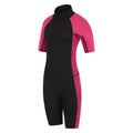 Black - Side - Mountain Warehouse Womens-Ladies Short Wetsuit