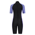 Purple - Back - Mountain Warehouse Womens-Ladies Short Wetsuit