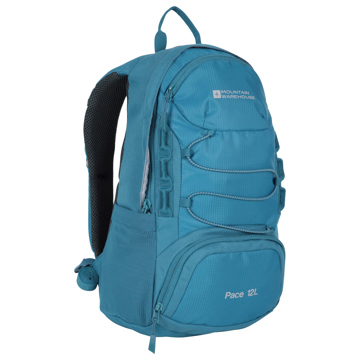 Teal - Side - Mountain Warehouse Pace 12L Backpack