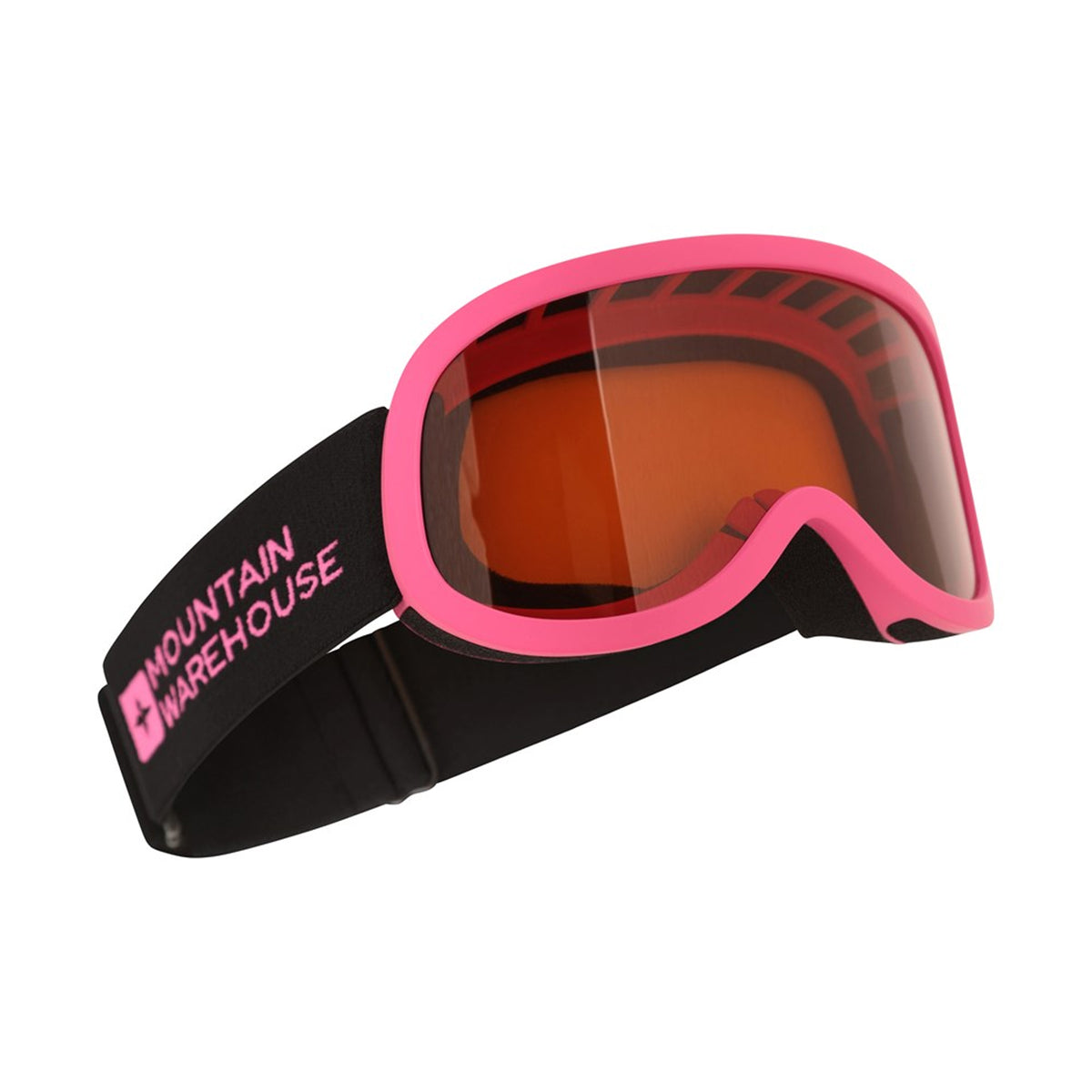 Pink - Back - Mountain Warehouse Childrens-Kids Ski Goggles