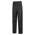 Black - Side - Mountain Warehouse Mens Spray Waterproof Regular Trousers