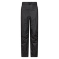 Black - Front - Mountain Warehouse Mens Spray Waterproof Regular Trousers