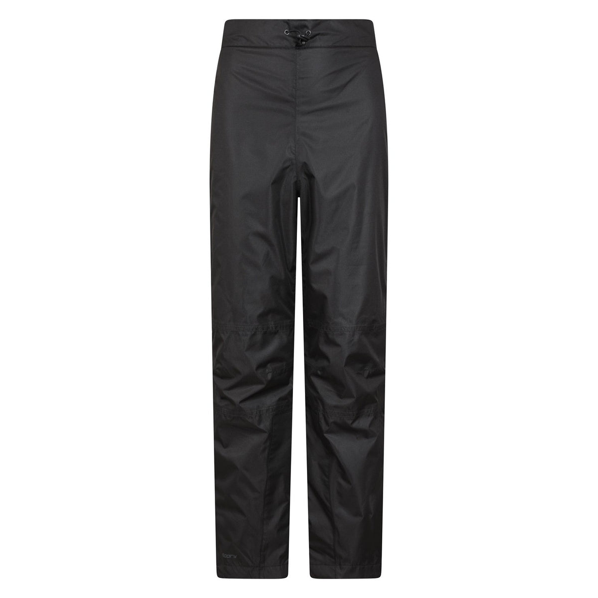 Black - Front - Mountain Warehouse Mens Spray Waterproof Regular Trousers