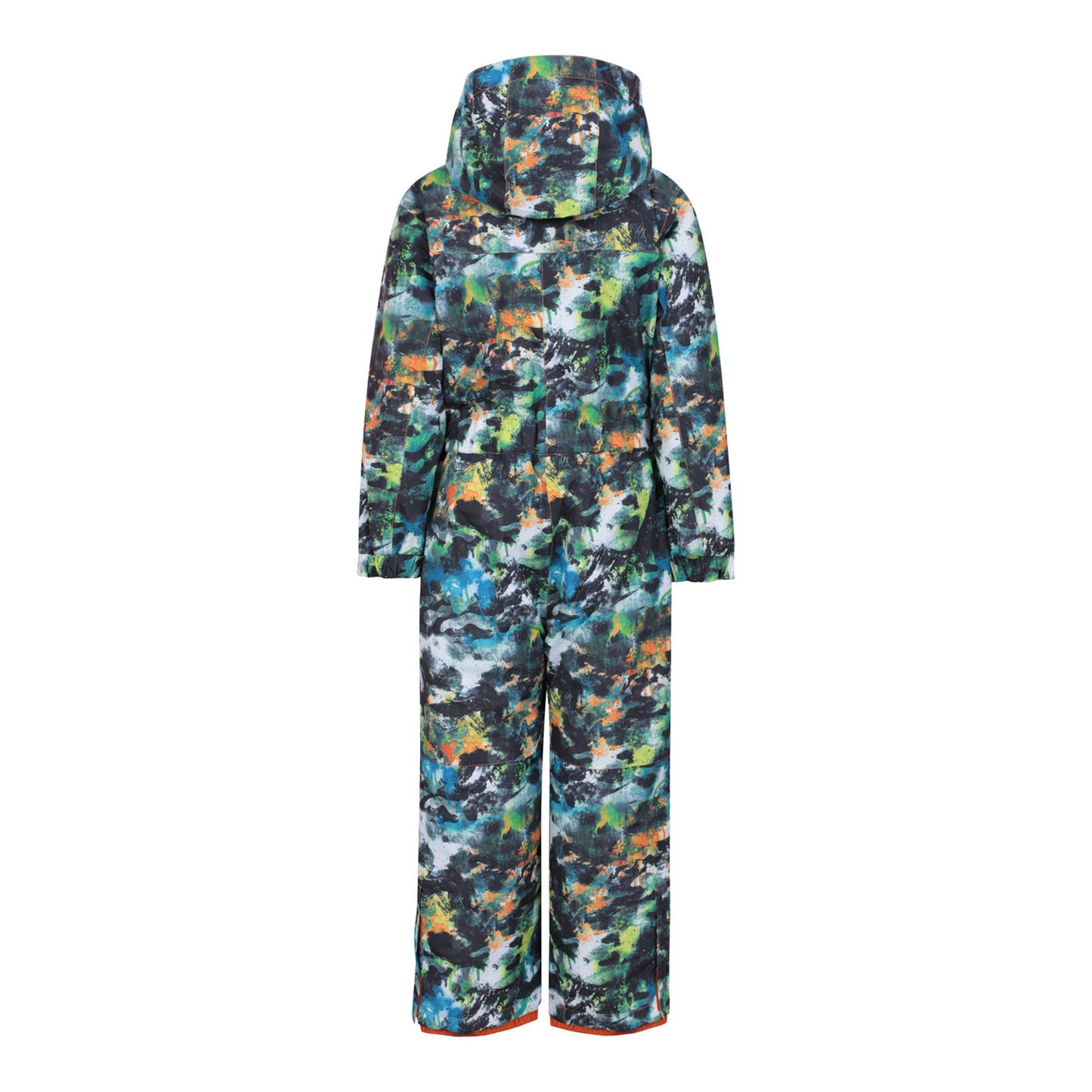 Dark Khaki - Back - Mountain Warehouse Childrens-Kids All In One Cloud Snowsuit