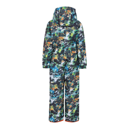 Dark Khaki - Back - Mountain Warehouse Childrens-Kids All In One Cloud Snowsuit