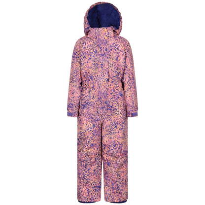 Coral - Front - Mountain Warehouse Childrens-Kids All In One Cloud Snowsuit