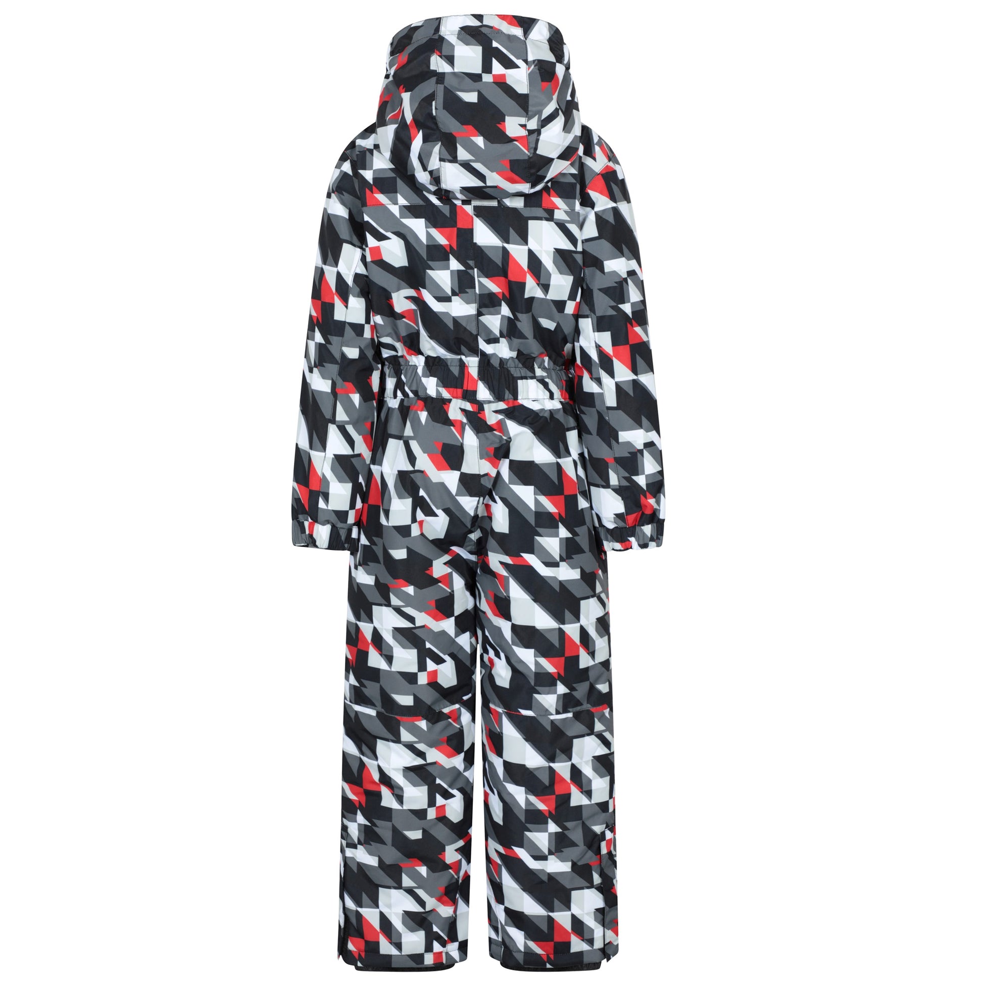 Grey - Back - Mountain Warehouse Childrens-Kids All In One Cloud Snowsuit