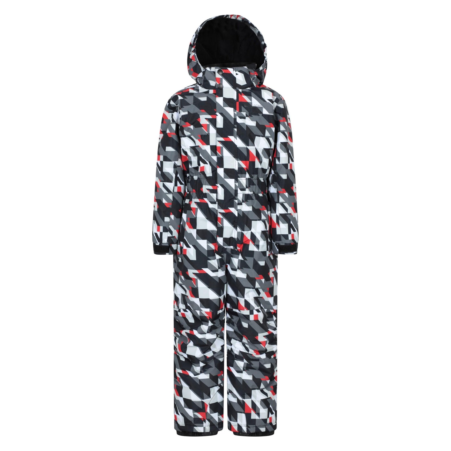 Grey - Front - Mountain Warehouse Childrens-Kids All In One Cloud Snowsuit