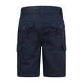 Navy - Back - Mountain Warehouse Childrens-Kids Cargo Shorts