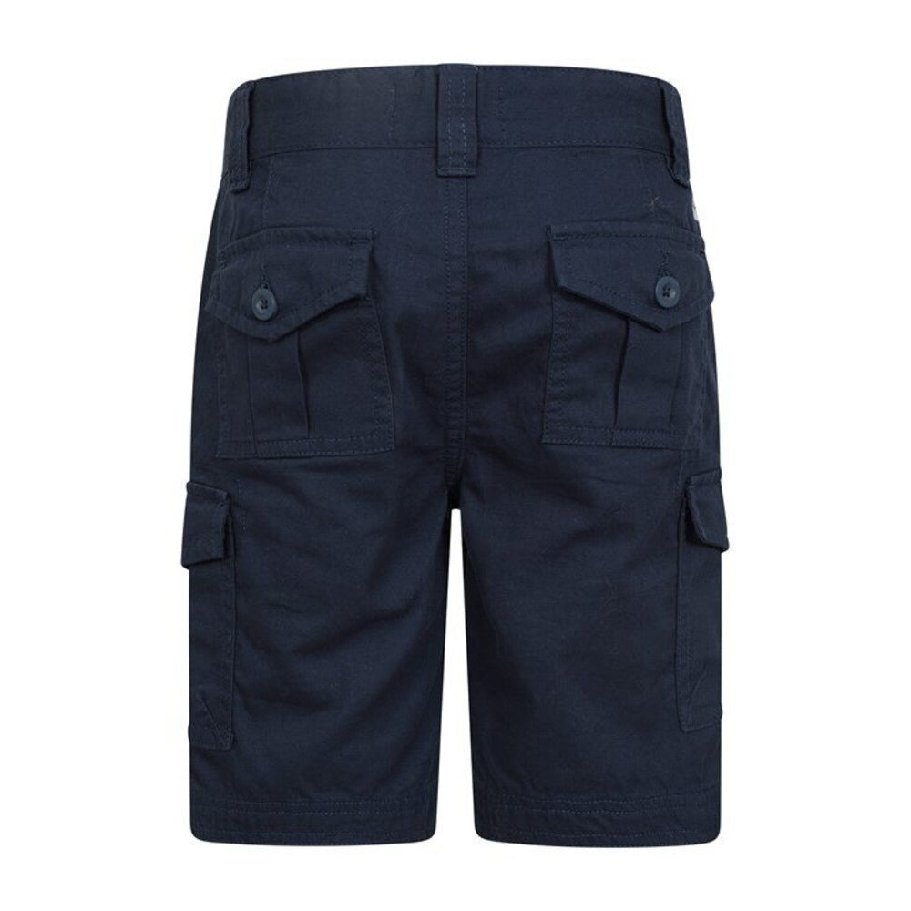 Navy - Back - Mountain Warehouse Childrens-Kids Cargo Shorts