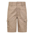 Beige - Front - Mountain Warehouse Childrens-Kids Cargo Shorts