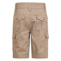 Beige - Back - Mountain Warehouse Childrens-Kids Cargo Shorts