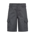 Charcoal - Front - Mountain Warehouse Childrens-Kids Cargo Shorts