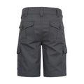 Charcoal - Back - Mountain Warehouse Childrens-Kids Cargo Shorts