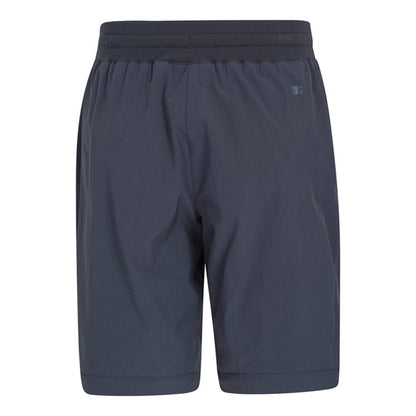 Navy - Pack Shot - Mountain Warehouse Womens-Ladies Explorer Zip-Off Hiking Trousers