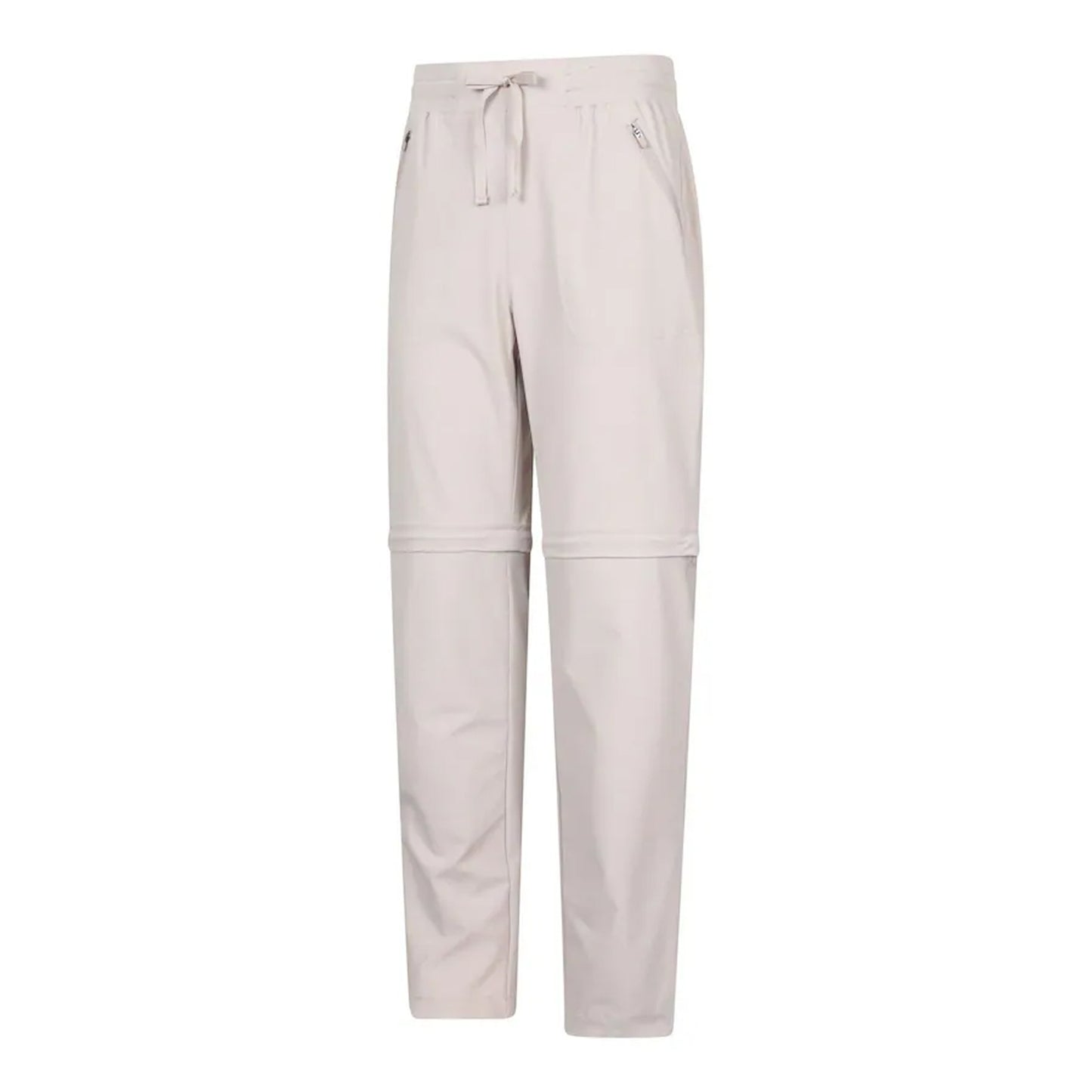 Beige - Lifestyle - Mountain Warehouse Womens-Ladies Explorer Zip-Off Hiking Trousers