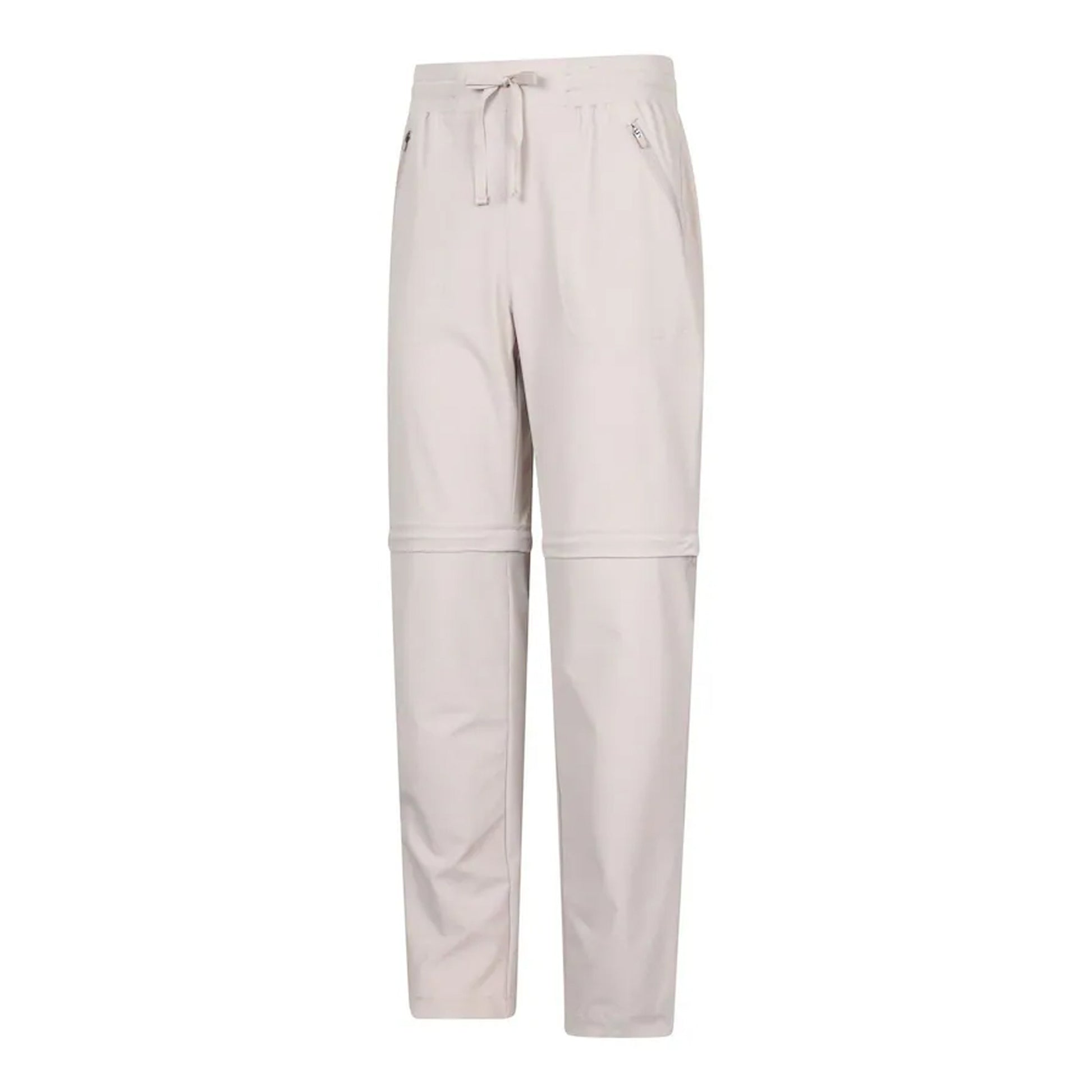 Beige - Lifestyle - Mountain Warehouse Womens-Ladies Explorer Zip-Off Hiking Trousers