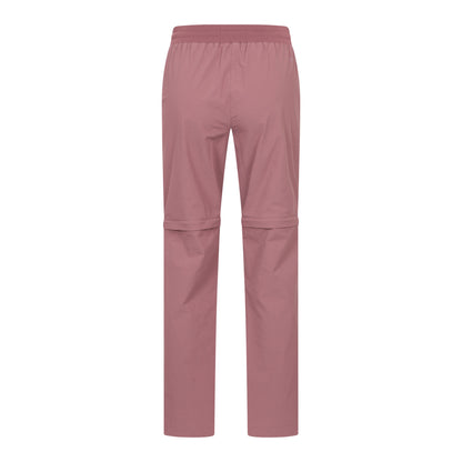 Dark Pink - Back - Mountain Warehouse Womens-Ladies Explorer Zip-Off Hiking Trousers