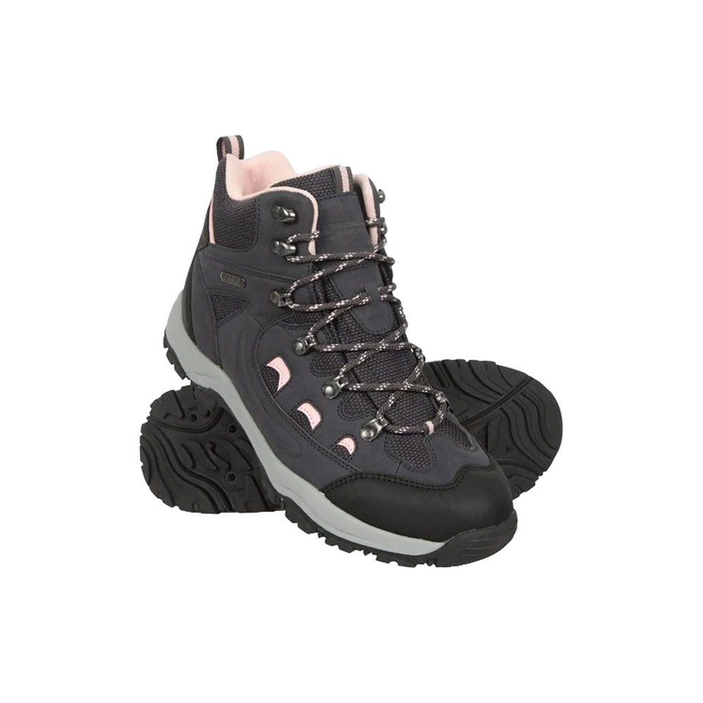 Dark Purple - Back - Mountain Warehouse Womens-Ladies Adventurer Waterproof Walking Boots