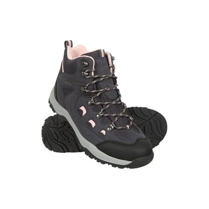 Dark Purple - Back - Mountain Warehouse Womens-Ladies Adventurer Waterproof Walking Boots