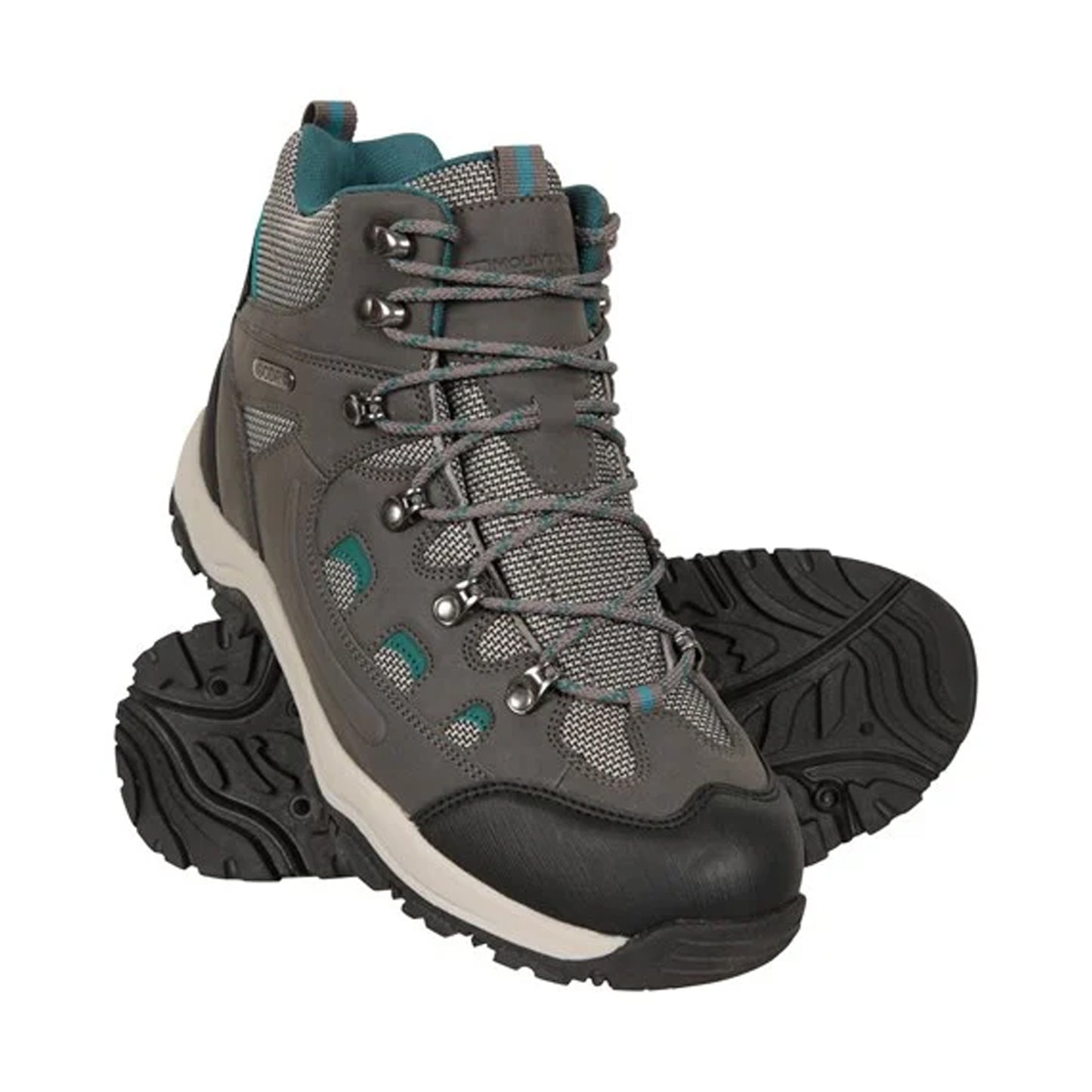 Dark Grey - Front - Mountain Warehouse Womens-Ladies Adventurer Waterproof Walking Boots