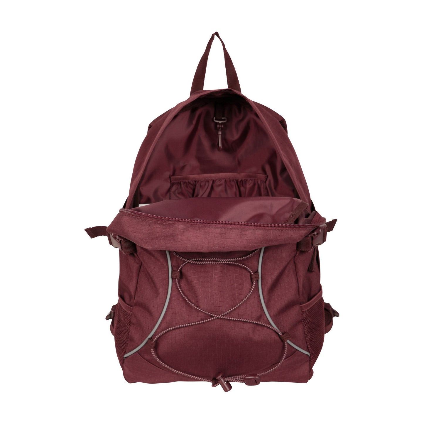 Burgundy - Side - Mountain Warehouse Bolt 18L Backpack