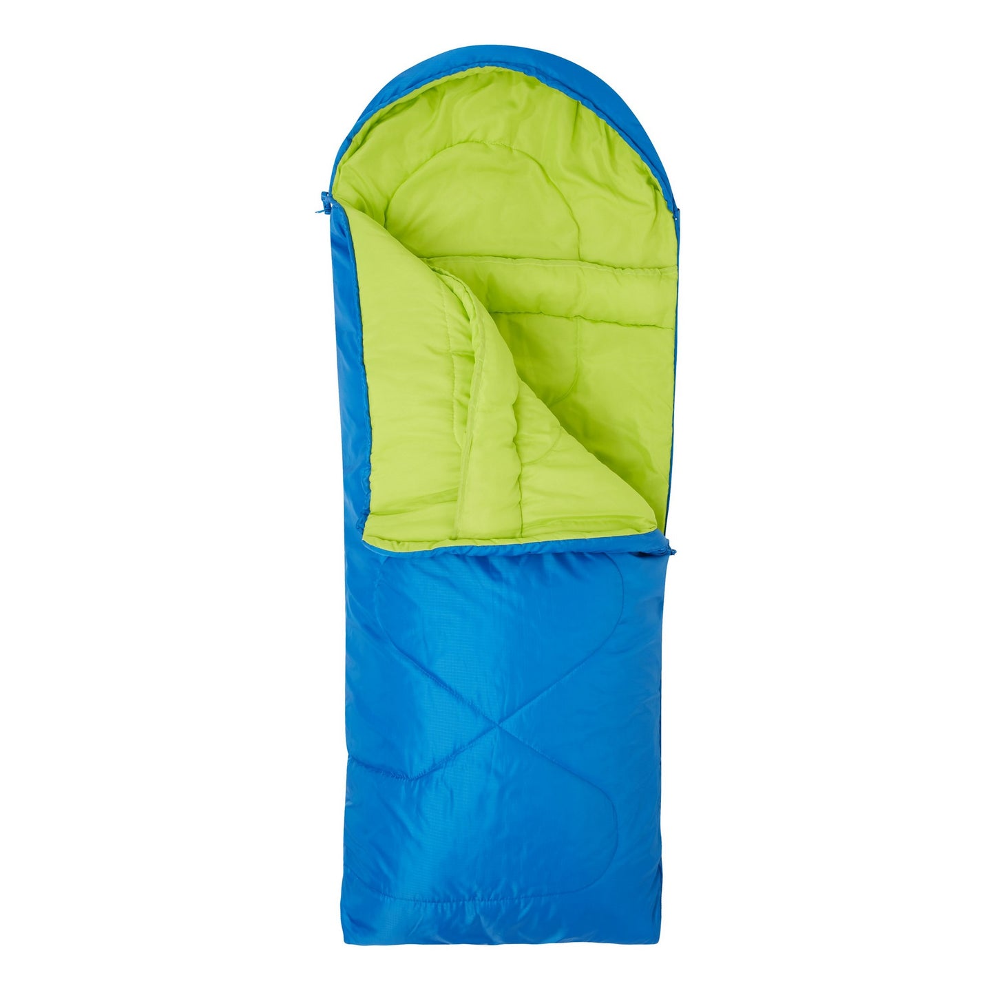 Blue - Back - Mountain Warehouse Childrens-Kids Summit Mini Sleeping Bag
