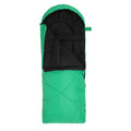 Bright Green - Back - Mountain Warehouse Childrens-Kids Summit Mini Sleeping Bag