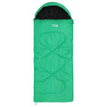 Bright Green - Side - Mountain Warehouse Childrens-Kids Summit Mini Sleeping Bag