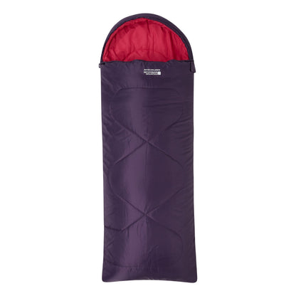 Purple - Front - Mountain Warehouse Childrens-Kids Summit Mini Sleeping Bag