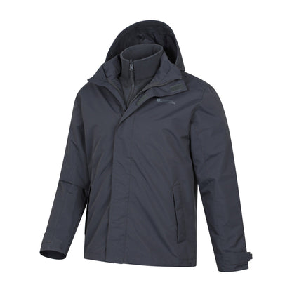 Grey - Lifestyle - Mountain Warehouse Mens Fell II 3 in 1 Jacket