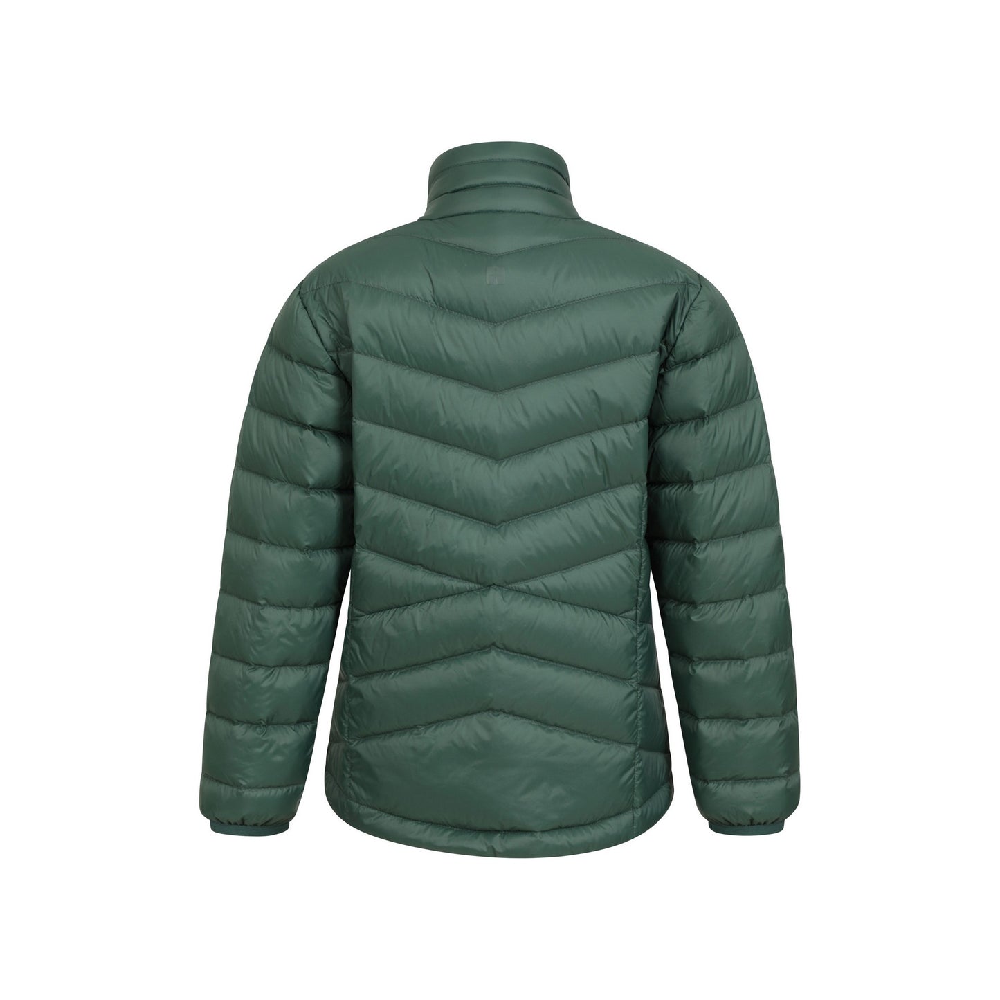 Khaki Green - Back - Mountain Warehouse Childrens-Kids Featherweight Down Jacket