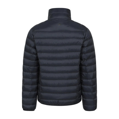 Jet Black - Back - Mountain Warehouse Childrens-Kids Featherweight Down Jacket