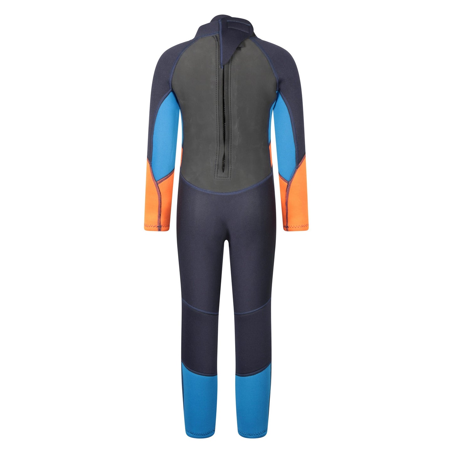 Orange - Back - Mountain Warehouse Childrens-Kids 3mm Thickness Wetsuit