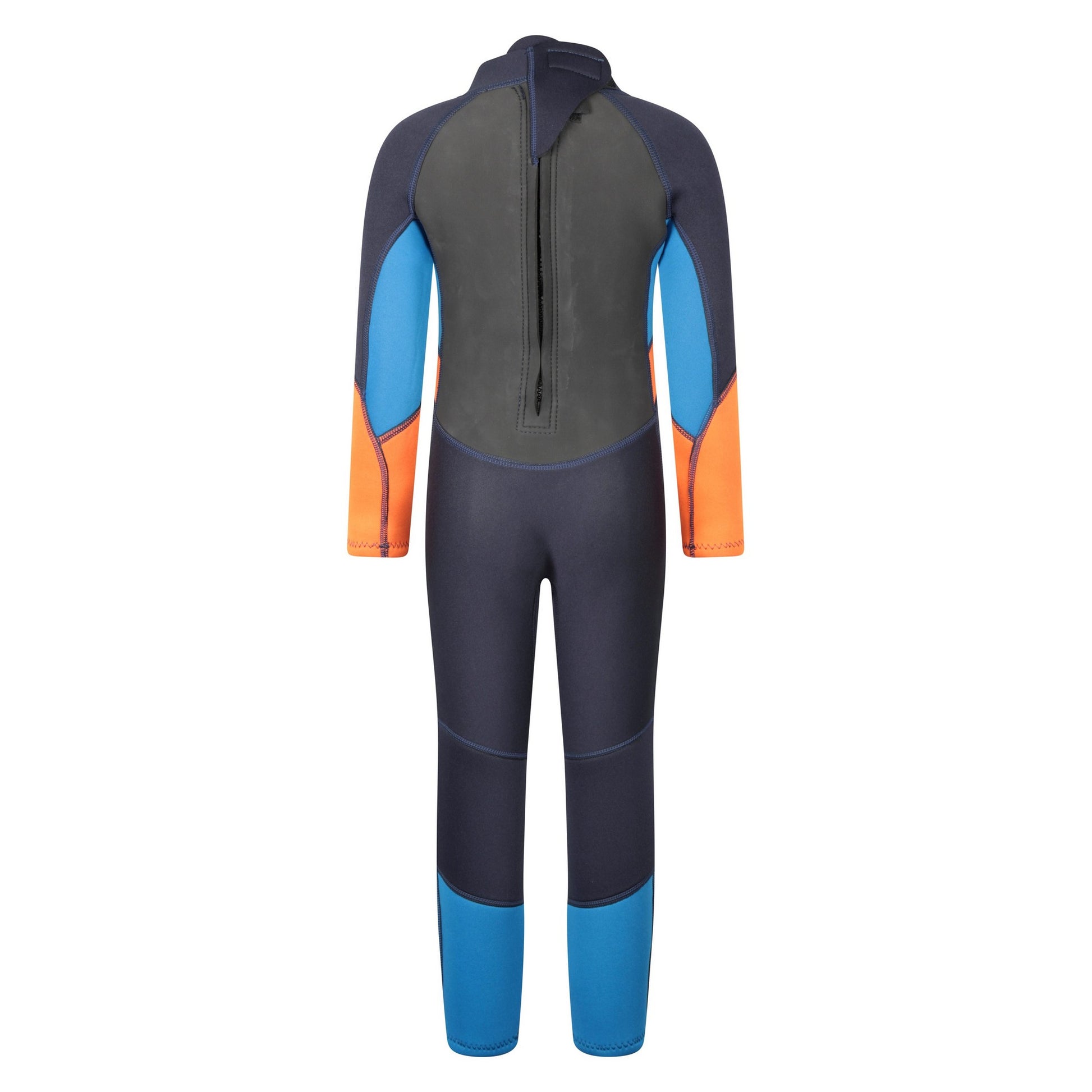 Orange - Back - Mountain Warehouse Childrens-Kids 3mm Thickness Wetsuit