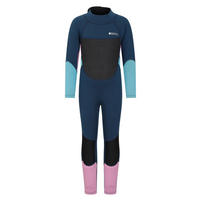 Pink - Front - Mountain Warehouse Childrens-Kids 3mm Thickness Wetsuit