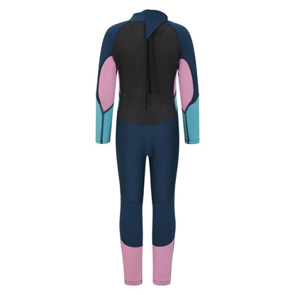 Pink - Back - Mountain Warehouse Childrens-Kids 3mm Thickness Wetsuit