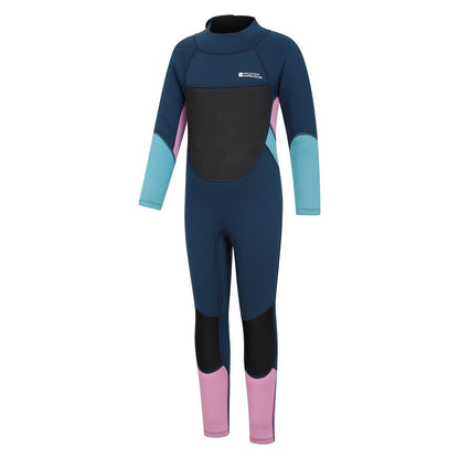 Pink - Side - Mountain Warehouse Childrens-Kids 3mm Thickness Wetsuit