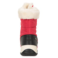 Red - Back - Mountain Warehouse Womens-Ladies Snowflake Snow Boots